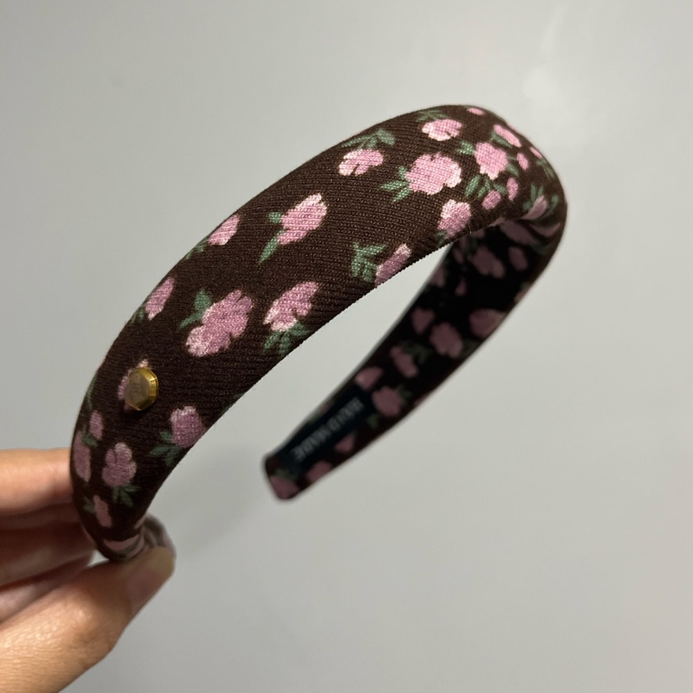 Floral Brown Headband